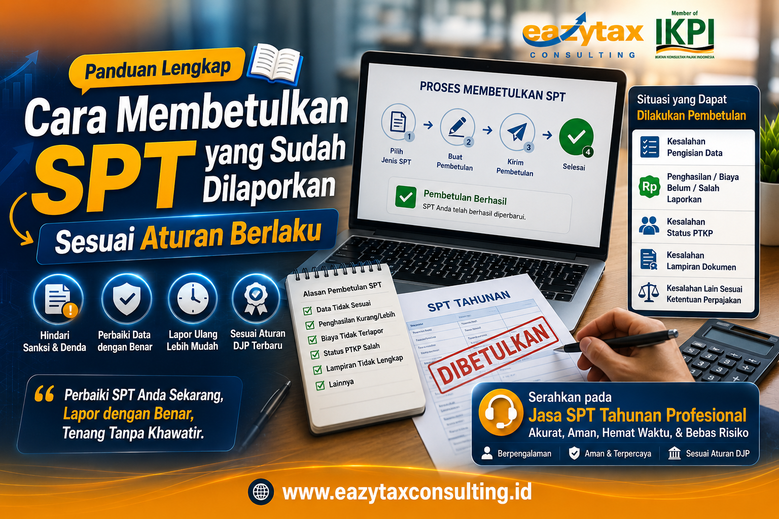Panduan Lengkap Cara Membetulkan SPT yang Sudah Dilaporkan Sesuai Aturan Berlaku
